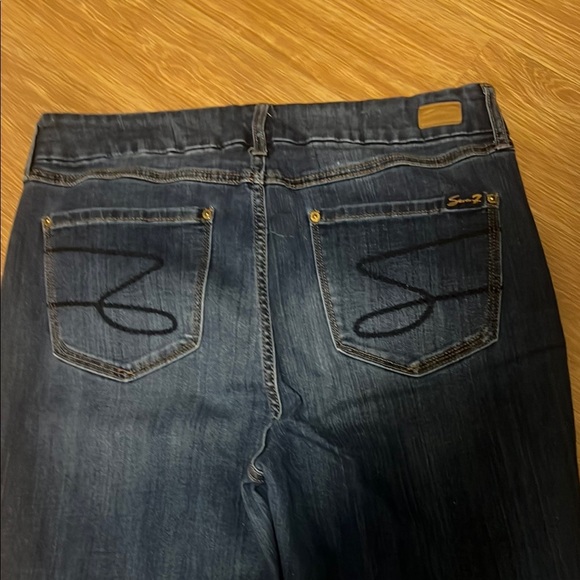 Seven7 Blue Skinny Jeans with Modern Fading size 16 - Picture 6 of 7